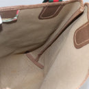GUCCI GG Supreme Web Sherry Line Bag PVC Beige Green Red 39 02 003 Auth BD1278-19
