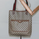 GUCCI GG Supreme Web Sherry Line Bag PVC Beige Green Red 39 02 003 Auth BD1278-21