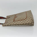GUCCI GG Supreme Web Sherry Line Bag PVC Beige Green Red 39 02 003 Auth BD1278-3