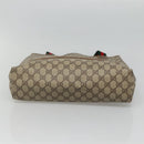 GUCCI GG Supreme Web Sherry Line Bag PVC Beige Green Red 39 02 003 Auth BD1278-5