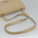 BALLY Shoulder Bag Leather Beige Auth BD1284-7