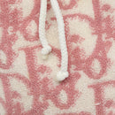 Christian Dior Pile Trotter Hand Bag Pink White Auth BD1288-10