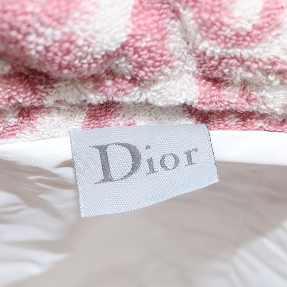 Christian Dior Pile Trotter Hand Bag Pink White Auth BD1288