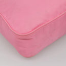 PRADA Shoulder Bag Nylon Pink Silver Auth BD1291-13