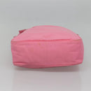 PRADA Shoulder Bag Nylon Pink Silver Auth BD1291-9