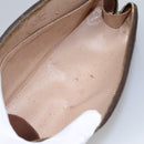 LOUIS VUITTON Monogram Trousse Demi Ronde Cosmetic Pouch M47520 LV Auth BD1294-10