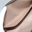 LOUIS VUITTON Monogram Trousse Demi Ronde Cosmetic Pouch M47520 LV Auth BD1294-11