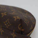 LOUIS VUITTON Monogram Trousse Demi Ronde Cosmetic Pouch M47520 LV Auth BD1294-7