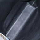 BURBERRY Nova Check Tote Bag PVC Leather Beige Green Silver Auth BD130-19