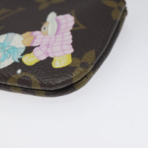 LOUIS VUITTON Monogram Vivienne Pochette Cles Coin Purse M12229 LV Auth BD1309SM