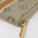LOUIS VUITTON Monogram Monopanam Zippy Coin Purse Beige M82691 LV Auth BD1311AM-15