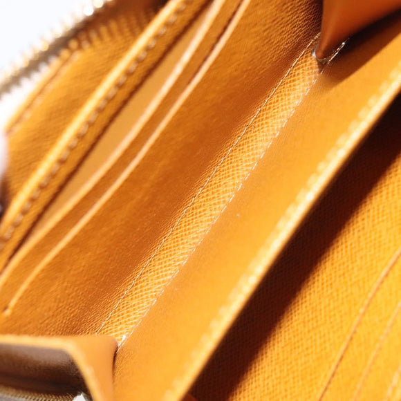 LOUIS VUITTON Monogram Monopanam Zippy Coin Purse Beige M82691 LV Auth BD1311AM