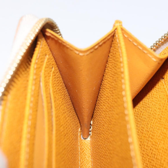 LOUIS VUITTON Monogram Monopanam Zippy Coin Purse Beige M82691 LV Auth BD1311AM