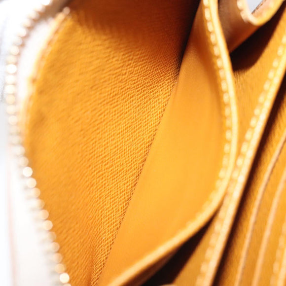 LOUIS VUITTON Monogram Monopanam Zippy Coin Purse Beige M82691 LV Auth BD1311AM