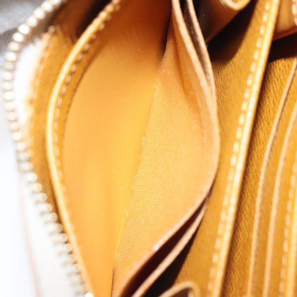 LOUIS VUITTON Monogram Monopanam Zippy Coin Purse Beige M82691 LV Auth BD1311AM