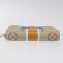 LOUIS VUITTON Monogram Monopanam Zippy Coin Purse Beige M82691 LV Auth BD1311AM-6