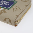 LOUIS VUITTON Monogram Monopanam Zippy Coin Purse Beige M82691 LV Auth BD1311AM-7