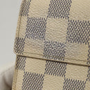 LOUIS VUITTON Damier Azur Portefeuille Alexandra Wallet N63068 LV Auth BD1312-8