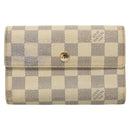 LOUIS VUITTON Damier Azur Portefeuille Alexandra Wallet N63068 LV Auth BD1312-13