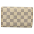 LOUIS VUITTON Damier Azur Portefeuille Alexandra Wallet N63068 LV Auth BD1312-2