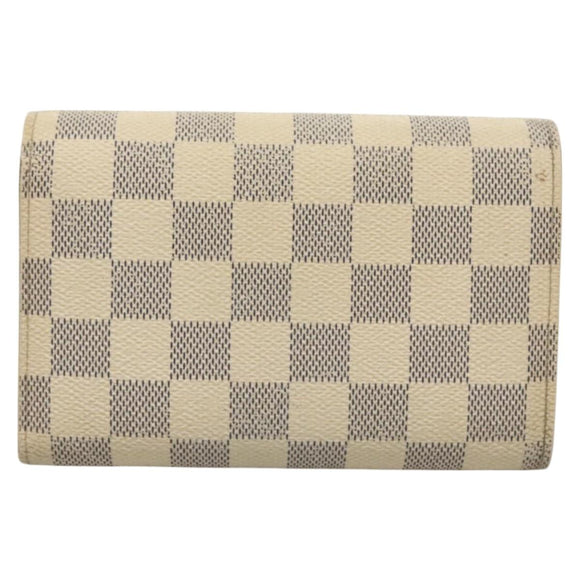 LOUIS VUITTON Damier Azur Portefeuille Alexandra Wallet N63068 LV Auth BD1312