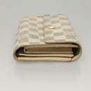 LOUIS VUITTON Damier Azur Portefeuille Alexandra Wallet N63068 LV Auth BD1312-3