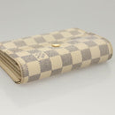 LOUIS VUITTON Damier Azur Portefeuille Alexandra Wallet N63068 LV Auth BD1312-5