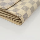 LOUIS VUITTON Damier Azur Portefeuille Alexandra Wallet N63068 LV Auth BD1312-7