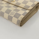 LOUIS VUITTON Damier Azur Portefeuille Alexandra Wallet N63068 LV Auth BD1312-14