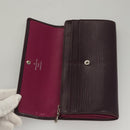 LOUIS VUITTON Epi Portefeiulle Sarah Wallet Purple Cassis M6374K LV Auth BD1313-8