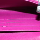 LOUIS VUITTON Epi Portefeiulle Sarah Wallet Purple Cassis M6374K LV Auth BD1313-22