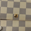LOUIS VUITTON Damier Azur Portefeuille Sarah Long Wallet N61735 LV Auth BD1315-17