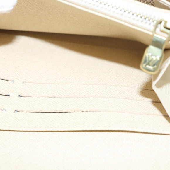 LOUIS VUITTON Damier Azur Portefeuille Sarah Long Wallet N61735 LV Auth BD1315