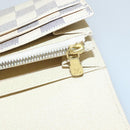 LOUIS VUITTON Damier Azur Portefeuille Sarah Long Wallet N61735 LV Auth BD1315-10