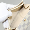 LOUIS VUITTON Damier Azur Portefeuille Sarah Long Wallet N61735 LV Auth BD1315-11