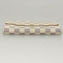 LOUIS VUITTON Damier Azur Portefeuille Sarah Long Wallet N61735 LV Auth BD1315-6
