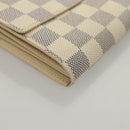 LOUIS VUITTON Damier Azur Portefeuille Sarah Long Wallet N61735 LV Auth BD1315-7