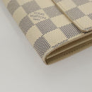 LOUIS VUITTON Damier Azur Portefeuille Sarah Long Wallet N61735 LV Auth BD1315-14