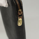 LOUIS VUITTON Epi Agenda Geode Travel Case Black M63872 LV Auth BD1333-8