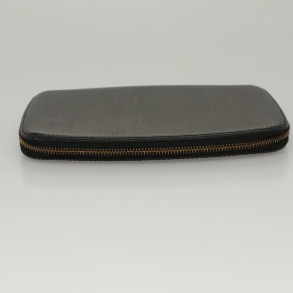 LOUIS VUITTON Epi Agenda Geode Travel Case Black M63872 LV Auth BD1333