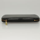 LOUIS VUITTON Epi Agenda Geode Travel Case Black M63872 LV Auth BD1333-4