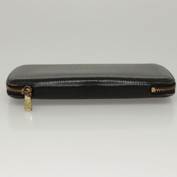 LOUIS VUITTON Epi Agenda Geode Travel Case Black M63872 LV Auth BD1333