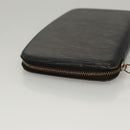 LOUIS VUITTON Epi Agenda Geode Travel Case Black M63872 LV Auth BD1333-5