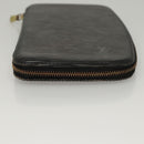 LOUIS VUITTON Epi Agenda Geode Travel Case Black M63872 LV Auth BD1333-6