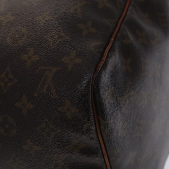 LOUIS VUITTON Monogram Keepall 55 Boston Bag M41424 LV Auth BD1339