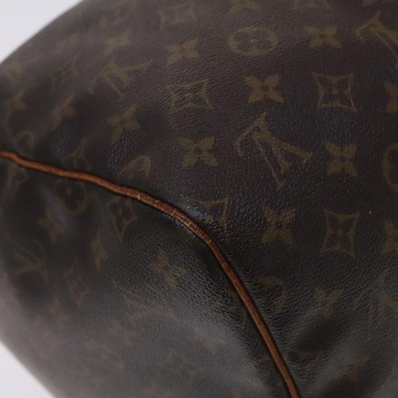 LOUIS VUITTON Monogram Keepall 55 Boston Bag M41424 LV Auth BD1339