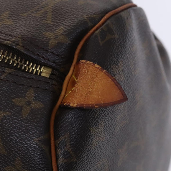 LOUIS VUITTON Monogram Keepall 55 Boston Bag M41424 LV Auth BD1339