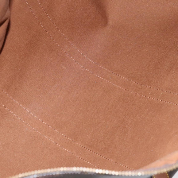 LOUIS VUITTON Monogram Keepall 55 Boston Bag M41424 LV Auth BD1339