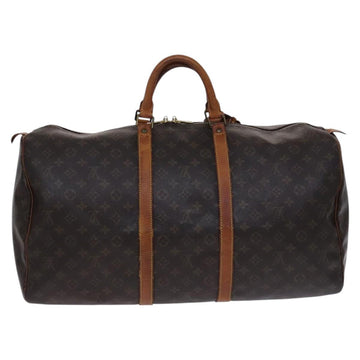 LOUIS VUITTON Monogram Keepall 55 Boston Bag M41424 LV Auth BD1339 - 0