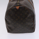 LOUIS VUITTON Monogram Keepall 55 Boston Bag M41424 LV Auth BD1339-3